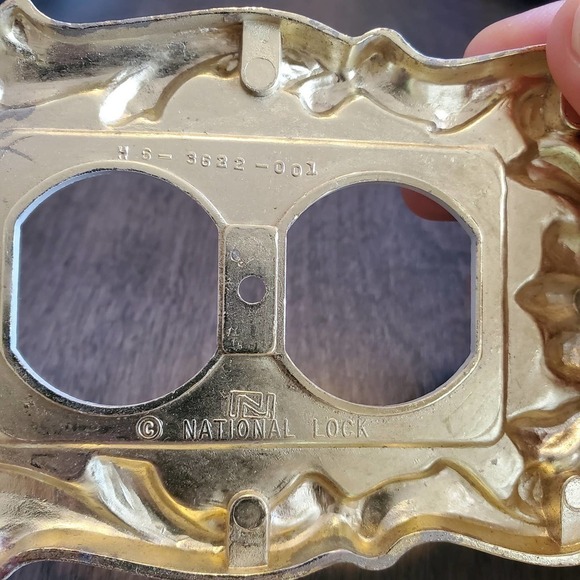 Antique National Lock Light Fixtures Victorian Country Style Set of 3 - Picture 5 of 6